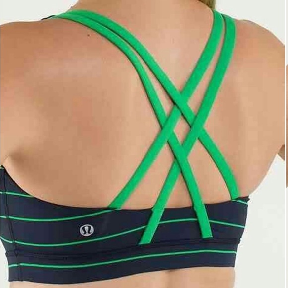 Lululemon green bean energy bra - Picture 2 of 5